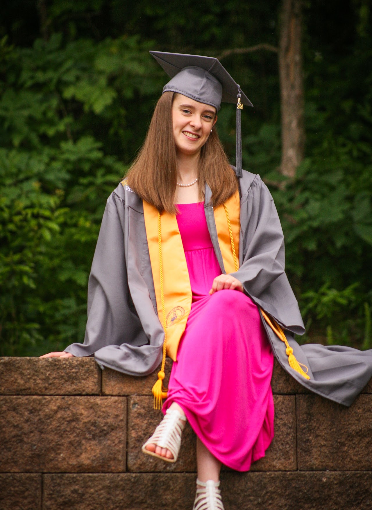 Graduation portrait session